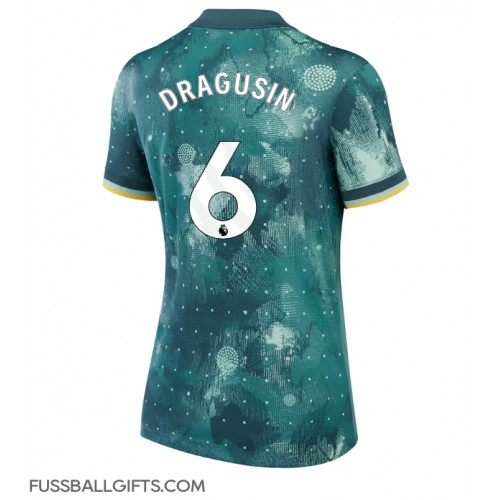 Tottenham Hotspur Radu Dragusin #6 Fußballbekleidung 3rd trikot Damen 2024-25 Kurzarm